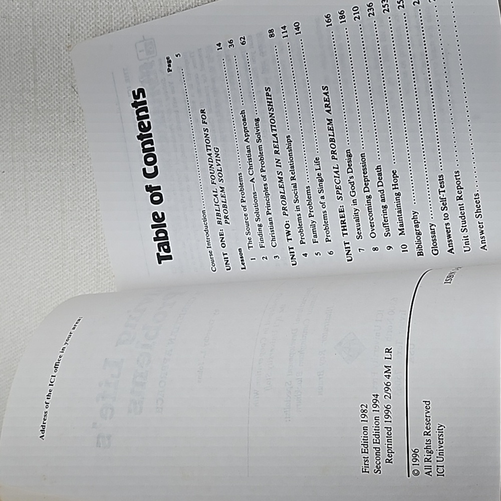 3/$20 Solving life's problems: A Christian approach - Picture 8 of 12